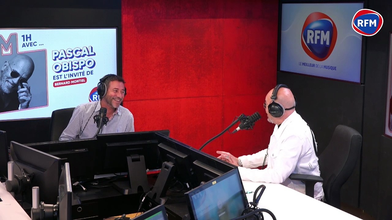 Pascal Obispo invité de "1 heure avec..." sur RFM avec Bernard Montiel le 21 juin 2025 ©RFMExclusif - Johnny Hallyday se rend à la salle de sport Gold's Gym à Venice Beach, le 29 janvier 2015 ©Agence Bestimage