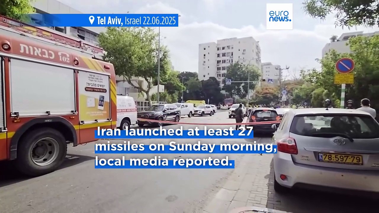 Iran launches wave of missiles at Israel following US bombing of nuclear sites