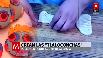 Panadería en Puebla crea las ‘tlaloconchas’ en honor al dios Tláloc