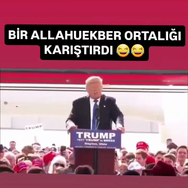 Trump’a bir Allahu Ekber yeter! Tekbir şeytanı korkuttu
