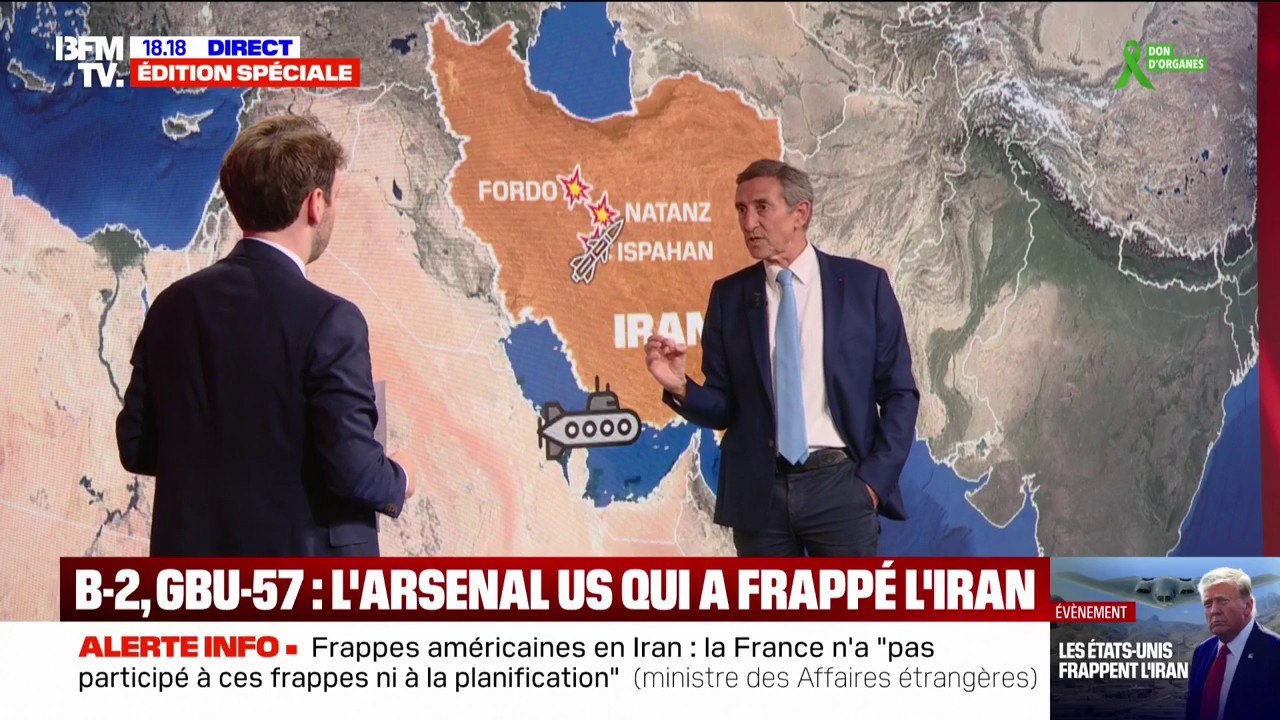 Frappes américaines en Iran: bombardiers B-2, bombes GBU-57... l'arsenal utilisé pour frapper les sites nucléaires iraniens