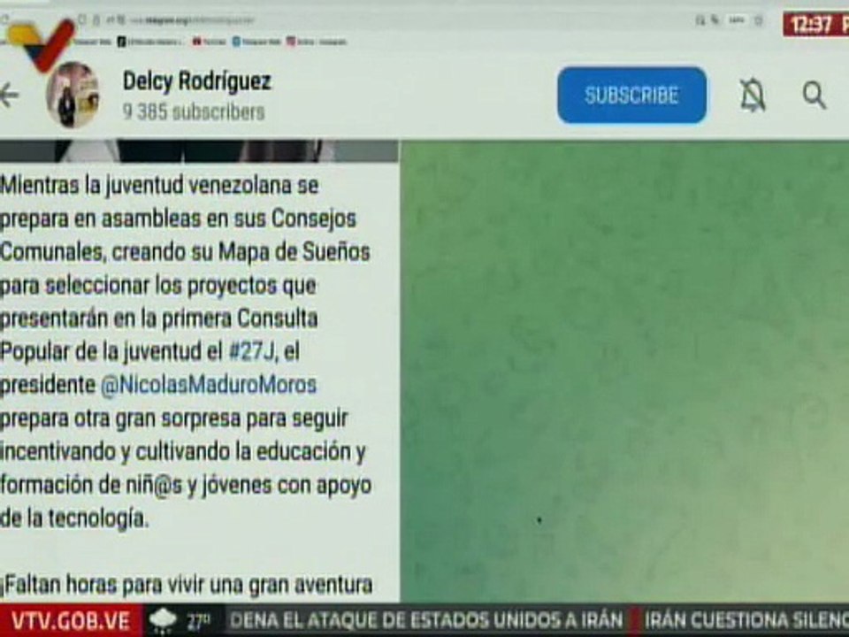 Vpdta. Rodríguez: Faltan horas para vivir una gran aventura llena de experiencias y aprendizajes