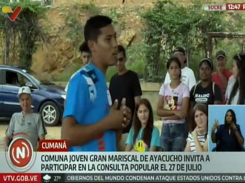 Sucre | Asambleas Populares Juveniles priorizaron proyectos socioproductivos de cara al 27-jul