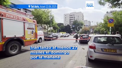 Irán lanza una oleada de misiles contra Israel tras el ataque de EE.UU.