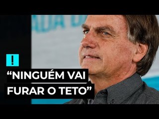 "Ninguém vai furar o teto", diz Bolsonaro sobre Auxílio Brasil de R$ 400