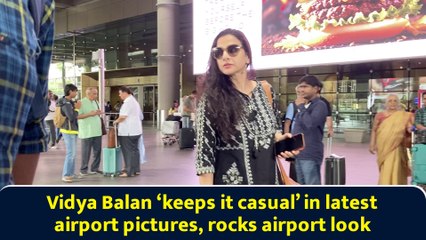 Vidya Balan ‘keeps it casual’ in latest airport pictures, rocks airport look
