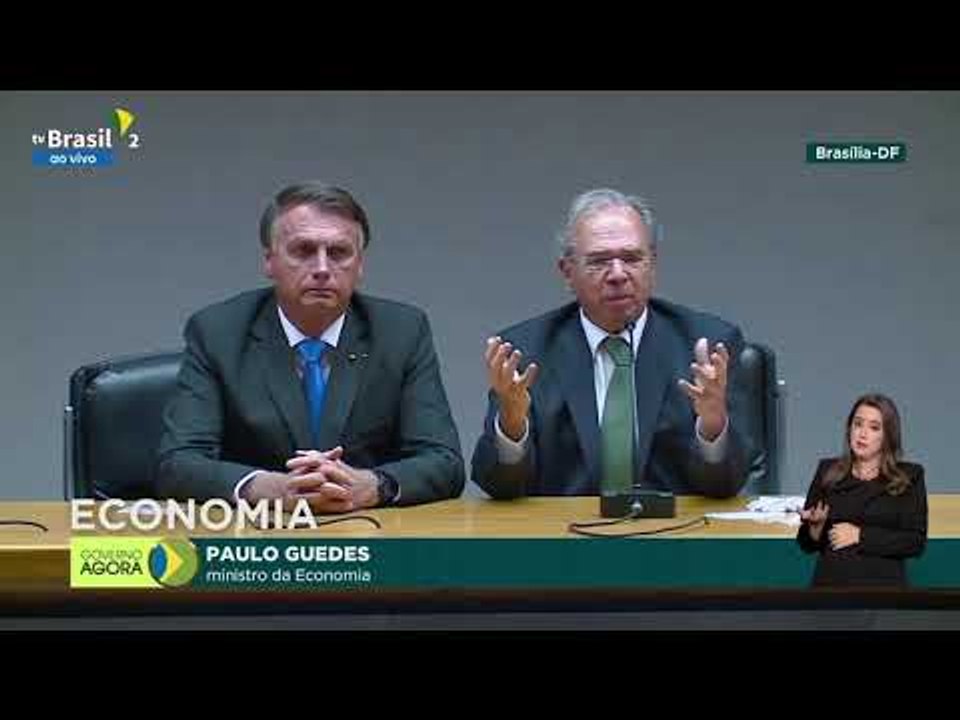 Em coletiva ao lado de Bolsonaro, Guedes fala em "aparente briga" com ala política