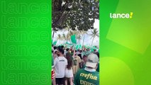 Torcida do Palmeiras invade Miami antes de duelo com Messi