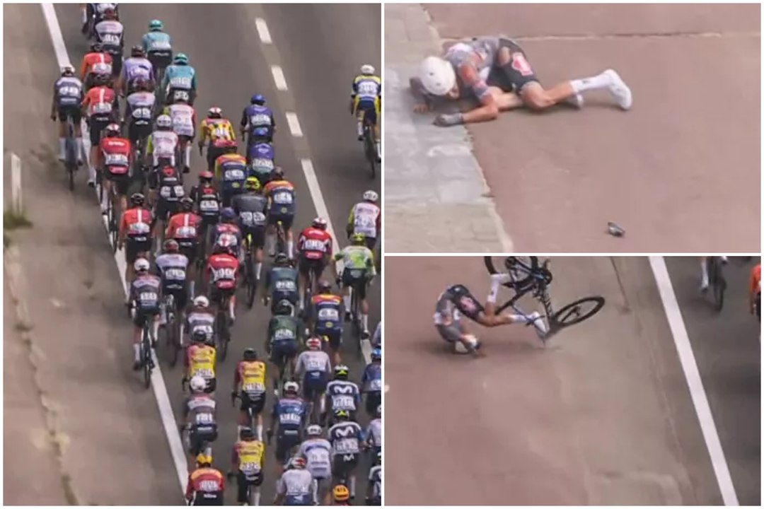 Se cae en una carrera en Bélgica... ¡y le sancionan con 7 días sin poder correr!