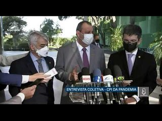 No STF, senadores entregam a Fux relatório final aprovado pela CPI da Covid