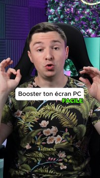 Comment booster ton écran PC en augmentant son taux de rafraîchissement #astuce #astuces #pc #gaming