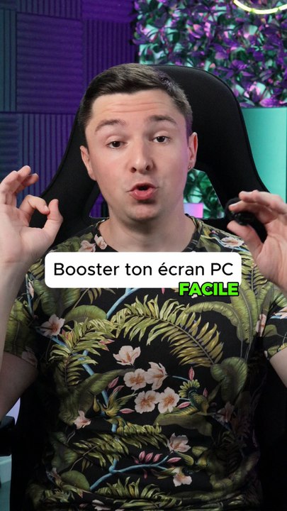 Comment booster ton écran PC en augmentant son taux de rafraîchissement #astuce #astuces #pc #gaming