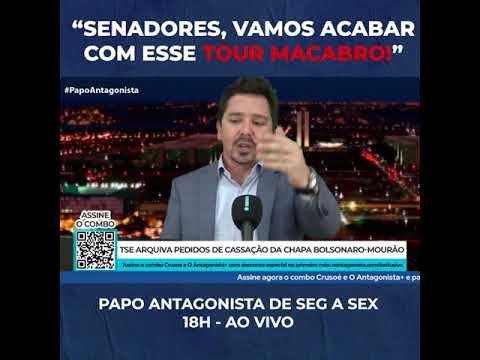 Senadores, vamos parar com esse tour macabro! , diz Claudio Dantas #shorts