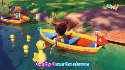 Row Row Row Your Boat + More Nursery Rhymes & Kids Songs ｜ NuNu Tv