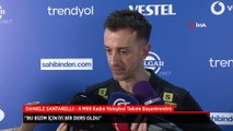Daniele Santarelli: Bu bizim için iyi bir ders oldu