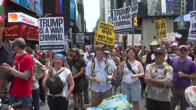 NYC Erupts in Fierce Protests Against U.S. Airstrikes on Iran, Fear Worldwide Conflict