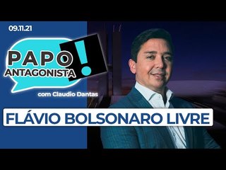 FLÁVIO BOLSONARO LIVRE - Papo Antagonista com Claudio Dantas
