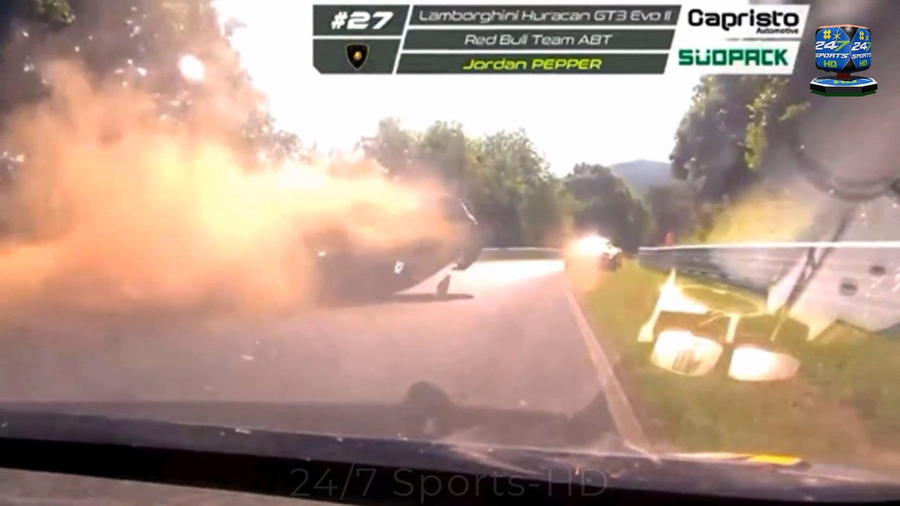 Shocking Footage: HORROR SMASH Racing driver Rolf Scheibner rushed to hospital after terrifying crash at track Max Verstappen branded ‘too dangerous’