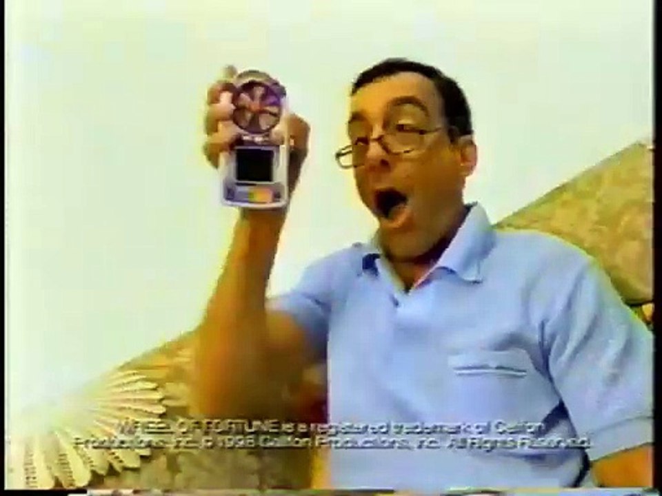 Wheel of Fortune & Wheel of Fortune Slots handheld games commercial, 1998