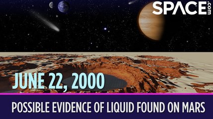 OTD In Space - June 22: Possible Evidence Of Liquid Found On Mars