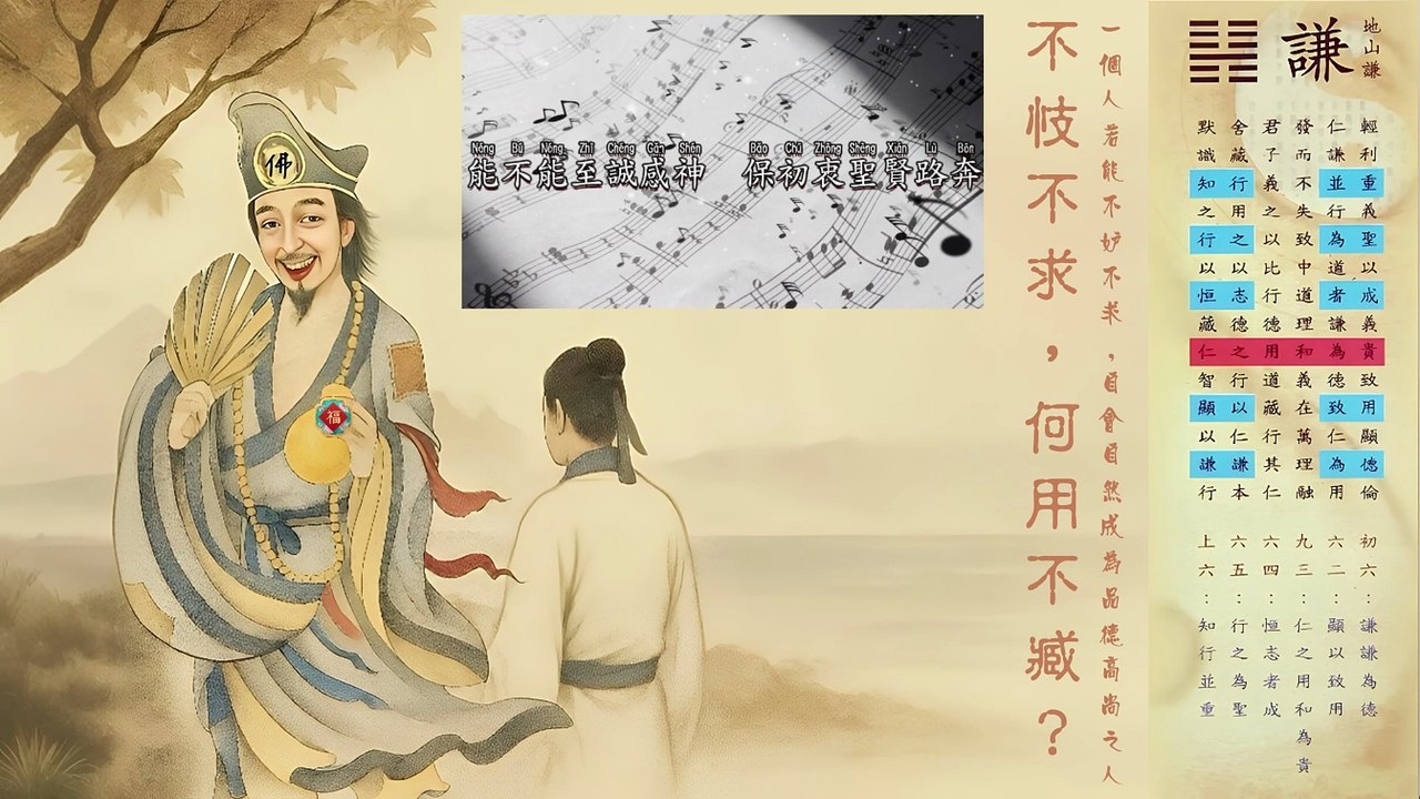 492 濟公活佛慈訓　語寄：盼徒發心　調寄：คู่คอง(靈魂伴侶)　🌾「易說故事」—《山藏於地：謙之道》 https://open.firstory.me/user/cm6bf8gnk00ap01wn6gyfcy47/episodes
