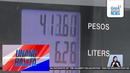Halos P5/L taas-presyo sa mga produktong petrolyo, nakaamba dahil sa sigalot sa pagitan ng Israel at Iran | Unang Balita