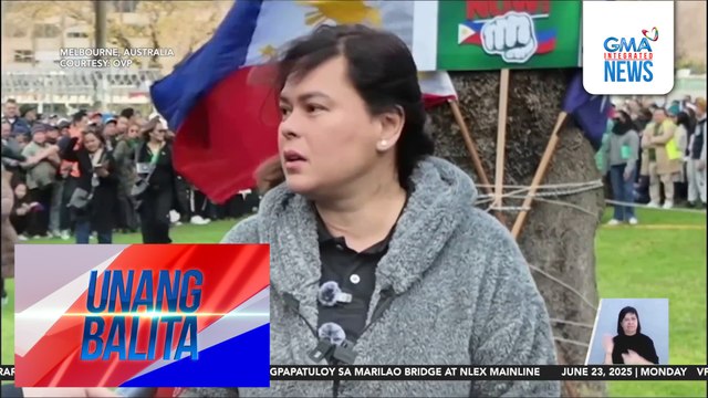 VPSD kay PBBM – I have problems with his performance as president | Unang Balita