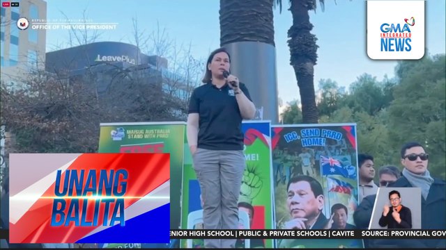 OVP, maghahain ng tugon sa loob ng 10 araw kaugnay sa reklamong inihain ng Kamara sa ombudsman | Unang Balita