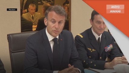 Macron seru penyelesaian diplomatik, tolak tindakan ketenteraan