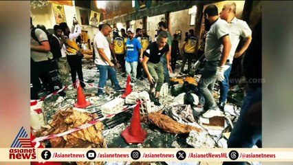 വിറങ്ങലിച്ച് സിറിയ; ക്രൈസ്തവ ദേവാലയത്തിലെ ചാവേറാക്രമണത്തിൽ മരണം 22 ആയി