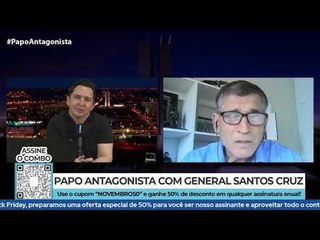 "Compra de apoio político é destruição da democracia", diz Santos Cruz, sobre emendas secretas