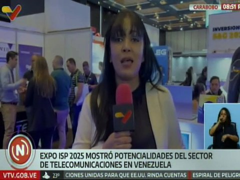 Carabobo | Finaliza la Expo ISP 2025 mostrando potencialidades de telecomunicaciones en Venezuela