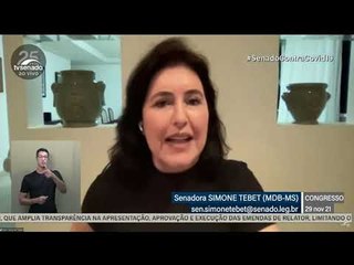 “Uma piada”, diz Simone Tebet, sobre golpe do orçamento secreto