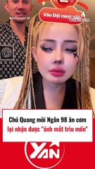 Chú Quang mời Ngân 98 ăn với ánh mắt trìu mến