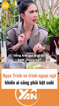 Ngọc Trinh và trình ngoại ngữ khiên ai cũng bật cười