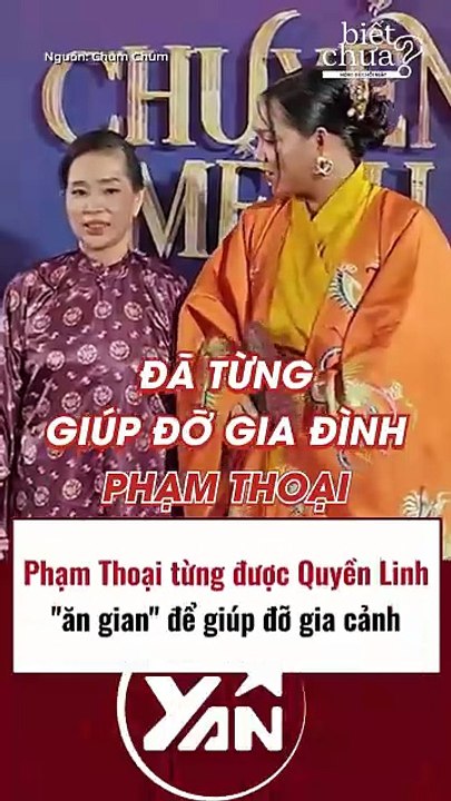 Phạm Thoại từng được Quyền Linh ăn gian chương trình để giúp đỡ gia cảnh