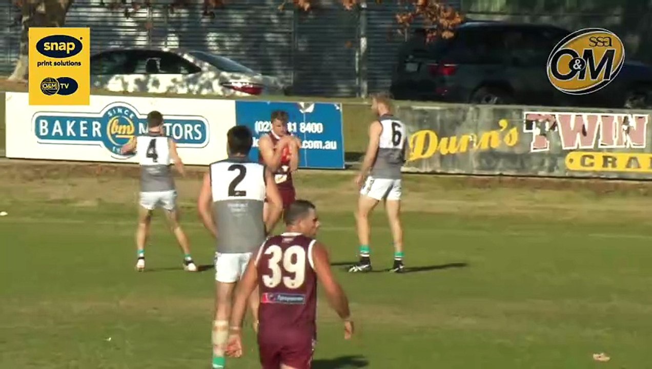 Bob Russell's first senior goal at Wodonga in six years