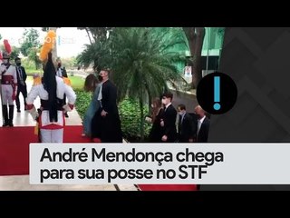 André Mendonça chega ao STF para tomar posse como ministro
