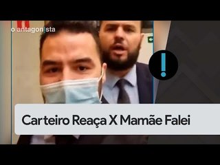 Carteiro Reaça tenta tomar celular de Mamãe Falei na Alesp #shorts