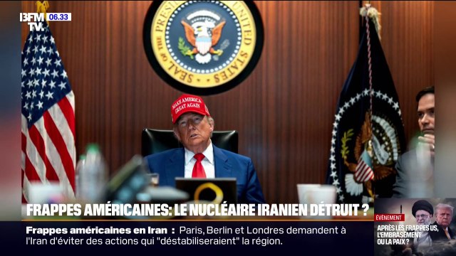 En plein dans le mille! : Donald Trump revendique des dégâts monumentaux sur les sites nucléaires iraniens