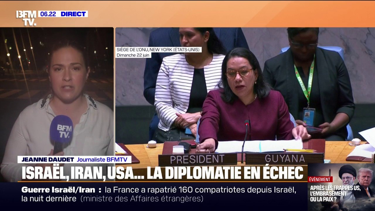Iran-Israël: le chef de l'ONU met en garde cont...