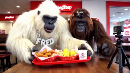 WINGSTOP MUKBANG with Bigfoot and Yeti