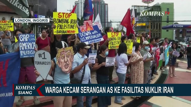 Panas! Gelombang Unjuk Rasa Global Kecam Serangan AS ke Fasilitas Nuklir Iran