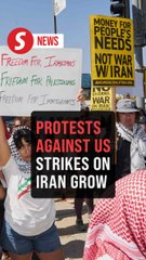 Protesters in US cities oppose to strikes on Iran's nuclear sites