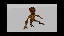 E.T. de Varginha | SpeedModeling | PSX Style #Blender3D #speedmodeling #psxgraphics
