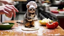 Cat Chef's Pizza Magic