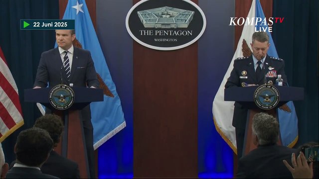 [FULL] Pentagon Beber Kronologi AS Serang 3 Situs Nuklir Iran, Diberi Nama Operasi Midnight Hammer