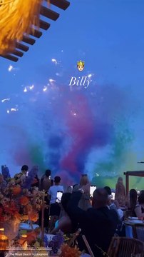 Στιγμιότυπο από τη βάφτιση του γιου της Σπυροπούλου και του Σταθοκωστόπουλου