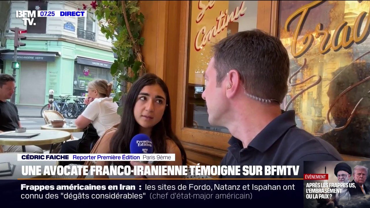 Frappes en Iran: "Les gens ont extrêmement peur en Iran", rapporte Mona Armande, avocate franco-iranienne, membre de l'association "Iran justice"