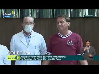 "É uma agressão aos médicos", diz Bolsonaro, sobre narrativa de que facada não ocorreu